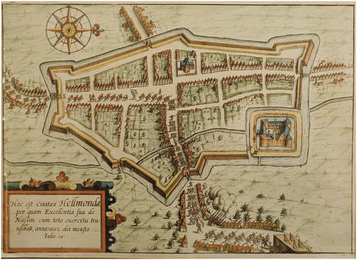 Doortocht Maurits in Helmond, 16-7-1602, Luigi Guicciardini, RHCe