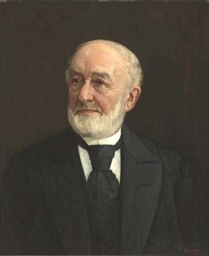 Portret van Simon van den Bergh (1819-1907)