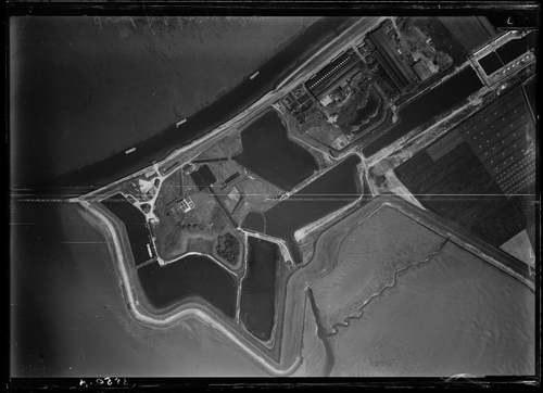 Zuidschans BoZ luchtfoto, jaren '20, Foto: Nederlands Instituut voor Militaire Historie, Technische Dienst Luchtvaartafdeeling