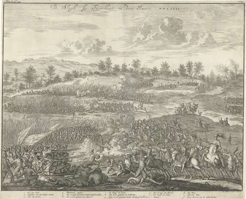 Slag bij Turnhout, Jan Luyken, 1679-1681, Rijksstudio