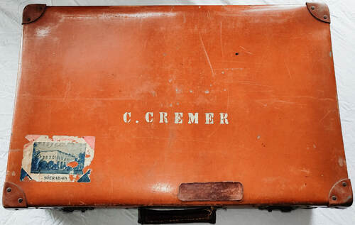 Het koffertje van Constant Cremer. (Foto: Mariska Blasweiler)