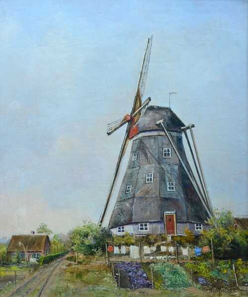 The van der Biezen, Molen van de familie Spiering in Heesch, 1942 (Bron: The van der Biezen, eigen collectie)